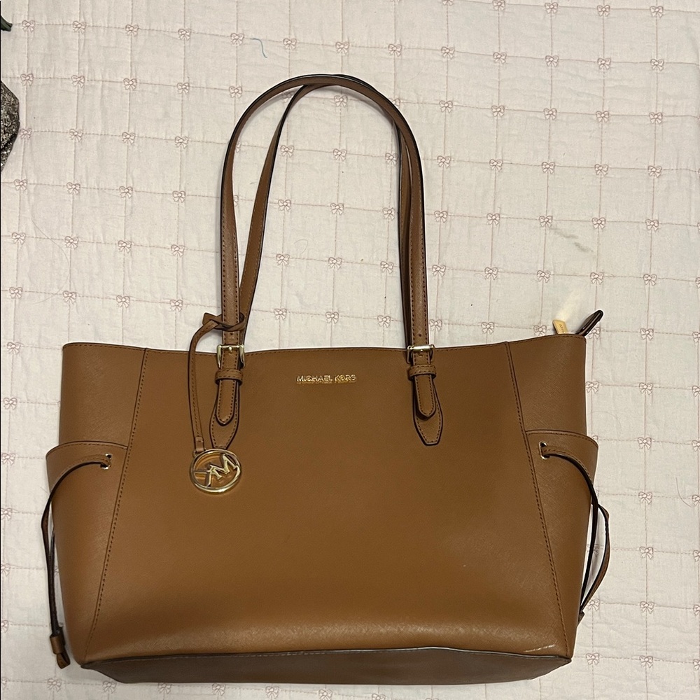 Michael Kors Tan Leather Tote